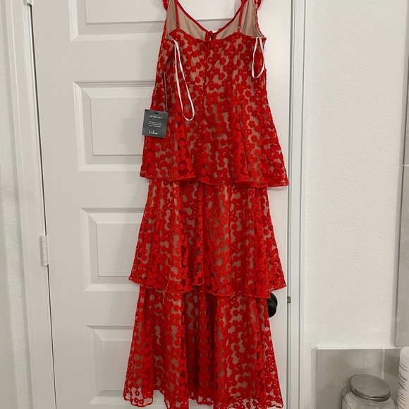 Orage Red Dress - Picture 2 of 4